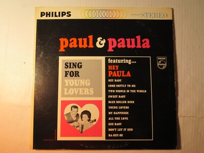 Paul & Paula, ''Sing for Young Lovers'' Phiips PHS 600-078, Vinyl LP, Stereo, VG