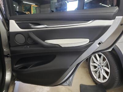 2017 BMW X5M Right Rear Door Trim Panel Black Silverstone X3A9 SEE OPTIONS