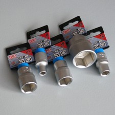 BGS Steckschlüssel Sechskant Nuss, Stecknuss Antrieb 1/2, SW 8 - 46mm nach Wahl