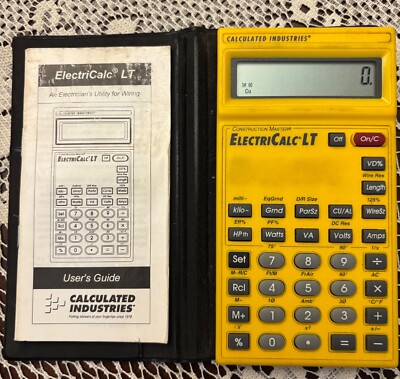 Calculated Industries ElectriCalc with case