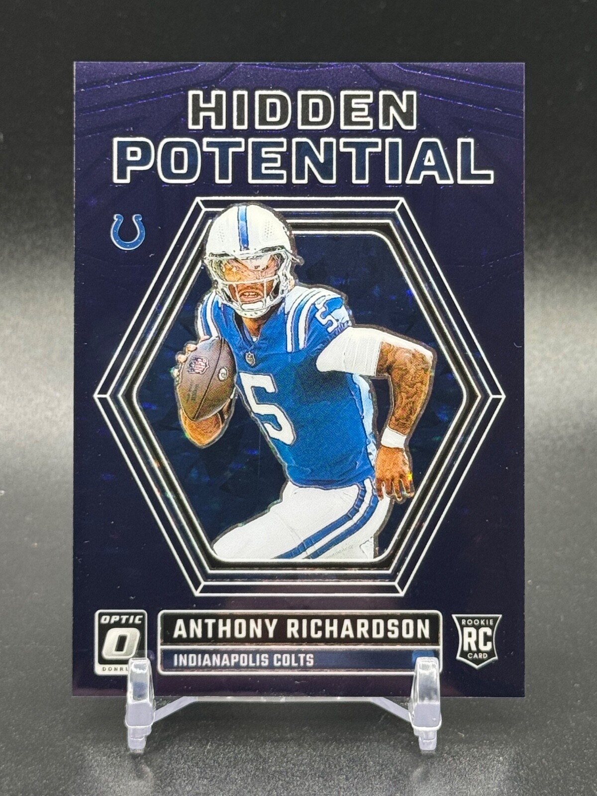 2023 Donruss Optic ANTHONY RICHARDSON #HP-AR Hidden Potential /25 SSP Rookie RC