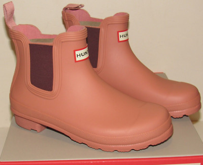 レインシューズ HUNTER [WOMEN] Original Chelsea Gloss Rain Boots Drifting Th Hunter Women's Original Refined Chelsea Gloss Rain Boots