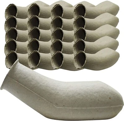 20 x Vernacare Male Urinal Incontinence Urine Cardboard Pulp Bottles 800ml