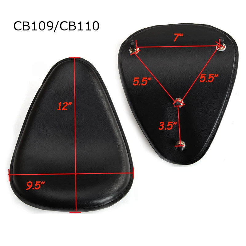 Asiento de resorte solo para motocicleta de EE. UU. apto para Honda Shadow VLX 600 VTX1300C Spirit 750 Foto 3 de 4