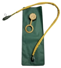 3L Hydration Bladder w/ Tube & Bite Valve Green / Coyote Brown 18"L x 6.75"W NIB