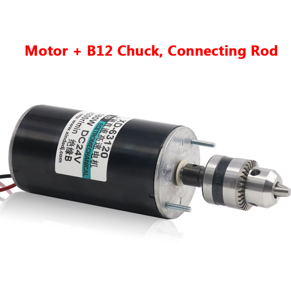 DC 12V/24V 180W Micro High-speed Silent Electric Motors 2000RPM