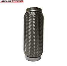 2.5 Id Stainless Steel Weld Exhaust Flexible Joint Flex Pipe Tubing 8 Length 2.5 Id Stainless Steel Weld Exhaust Flexible Joint Flex Pipe Tubing 8 Length