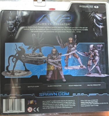 McFarlane Toys - AVP - Alien Vs Predator - Battle Alien - Figure