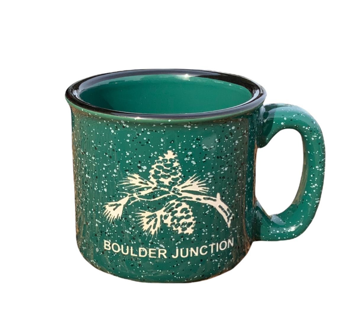 Boulder Junction Wisconsin Coffee Mug/Cup Woodsy Etched Boulder Junction Wisconsin Coffee Mug/Cup Woodsy Etched