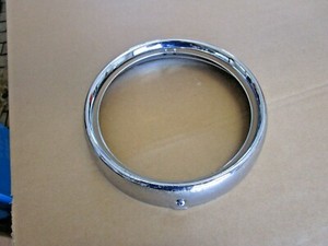Oldtimer Mercedes VW Chrom Lampenring Scheinwerfer Zierring ca. Ø180mm Bosch