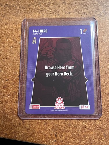 2024 Bo Jackson Battle Arena # S-61/100 1-4-1 Hero