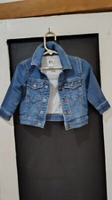 Baby B Gosh blue denim button up jacket size 9 m