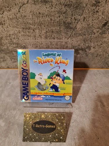 Nintendo Game Boy Color Legend of The River King with Original Box and Manual NOE