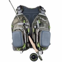 Elkton Outdoors Universal Fit Fly Fishing Vest Backpack With Hard Shell Stora... on sale Elkton Outdoors Universal Fit Fly Fishing Vest Backpack With Hard Shell Stora... on sale