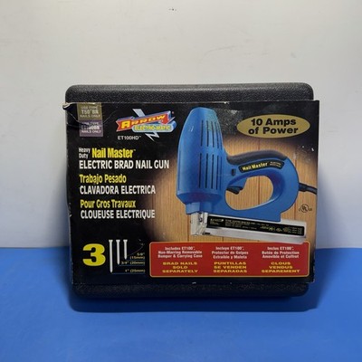 Arrow ET100HD Electric Brad Nail Gun Nail Master 10A w/ Case Works
