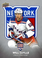 Will Cuylle 2025-26 Upper Deck New York Rangers Centennial #98 NHL  ID:159150