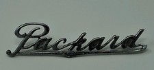 Vintage 1953 Packard 4 Dash Script Emblem Oem Vintage 1953 Packard 4 Dash Script Emblem Oem