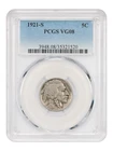 1921-S Buffalo Nickel PCGS VG08 5c San Francisco Mint Collector Coin KEY DATE