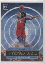2019-20 Panini Donruss Optic T-Minus 3 2 1 Holo Prizm Joel Embiid #1 4l3