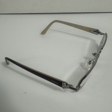 Vogue VO 3845-B Silver Metal Full Rim Rectangular Eyeglass Frames Women 52-16