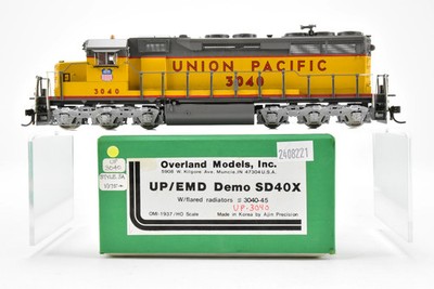 HO Brass OMI Overland Models UP Union Pacific EMD SD40X Flared Radiators Custom