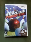 AMF Bowling Pinbusters Nintendo Wii Game With Case & Manual