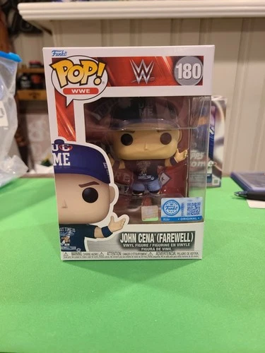 G1N Funko Pop WWE John Cena Farewell 180 Fanatics Exclusive  Protector