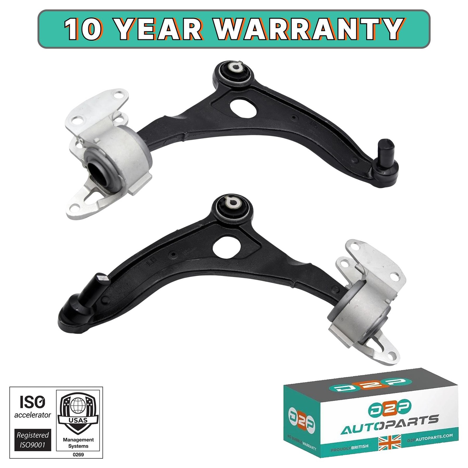 Front Lower Right Suspension Control Arm For Discovery Sport, Range Rover Evoque 5060520809526 - Image 7