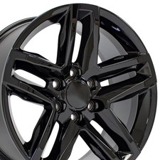 20 Inch Black 5911 Rims Set 4 Fits Escalade Sierra Yukon Trail Boss Style
