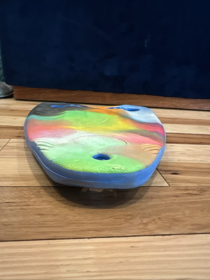 Entrenador de natación Thunder Green Rainbow Kickboard - Empuñaduras dobles - Adulto/Jóvenes Foto 3 de 3