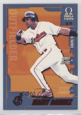 1999 Pacific Omega 5-Tool Talents Tiers 10/75 Manny Ramirez #13 0j4n
