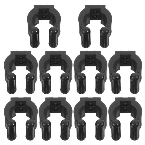 10Pcs Versatile Fishing Rod Rack Clips for Wall Storage Pool Cue Holder ...
