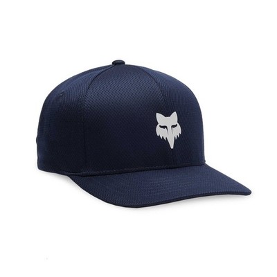 Fox Racing Herren Cap - FOX HEAD Tech Flexfit Mütze (Midnight)