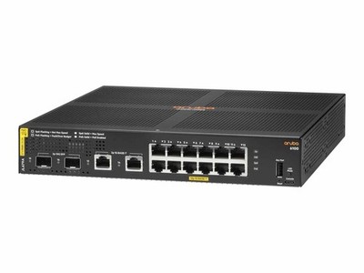 HPE Aruba 6100 12G PoE+ Switch (JL679A) | 139W | L2 | Neuwertige Reserve
