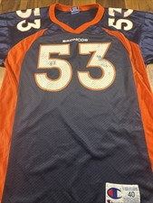 Vintage Denver Broncos Bill Romanowski Champion Football Jersey Medium