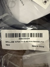 10 Feet 1/2" ID NG/Propane Hose, LPG Hose, fits most gas grills  flat tops. New