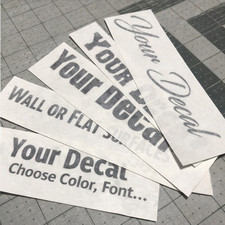 Custom Personalized Vinyl Lettering Name Decal Sticker Kitchen Wall Appliances