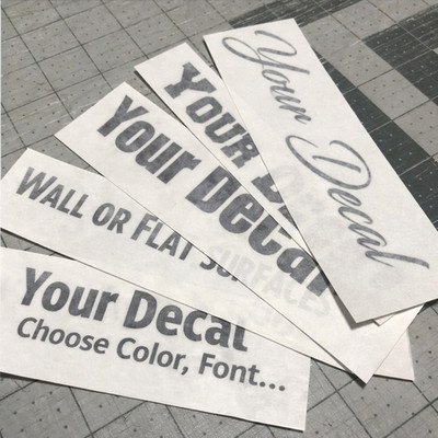 Custom Personalized Vinyl Lettering Name Decal Sticker Kitchen Wall Appliances