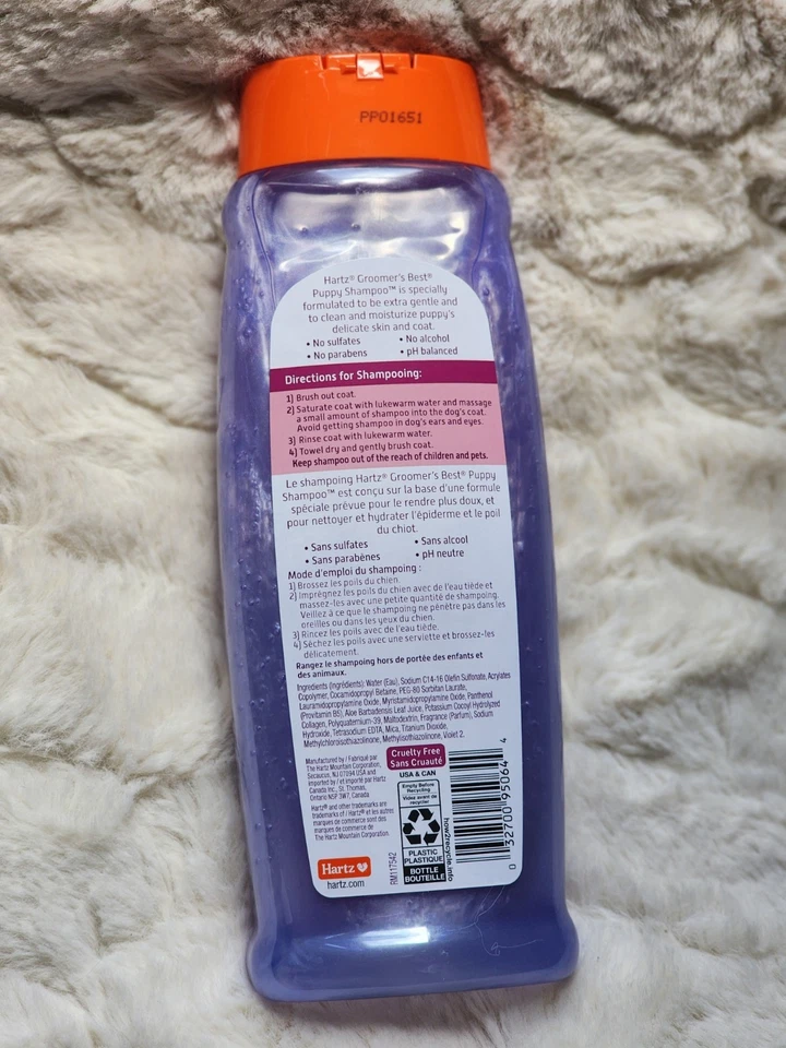 Estuche Completo (12x) Champú Hartz Puppy 18 OZ - Oferta al por mayor - NUEVO Y SELLADO Foto 2 de 4