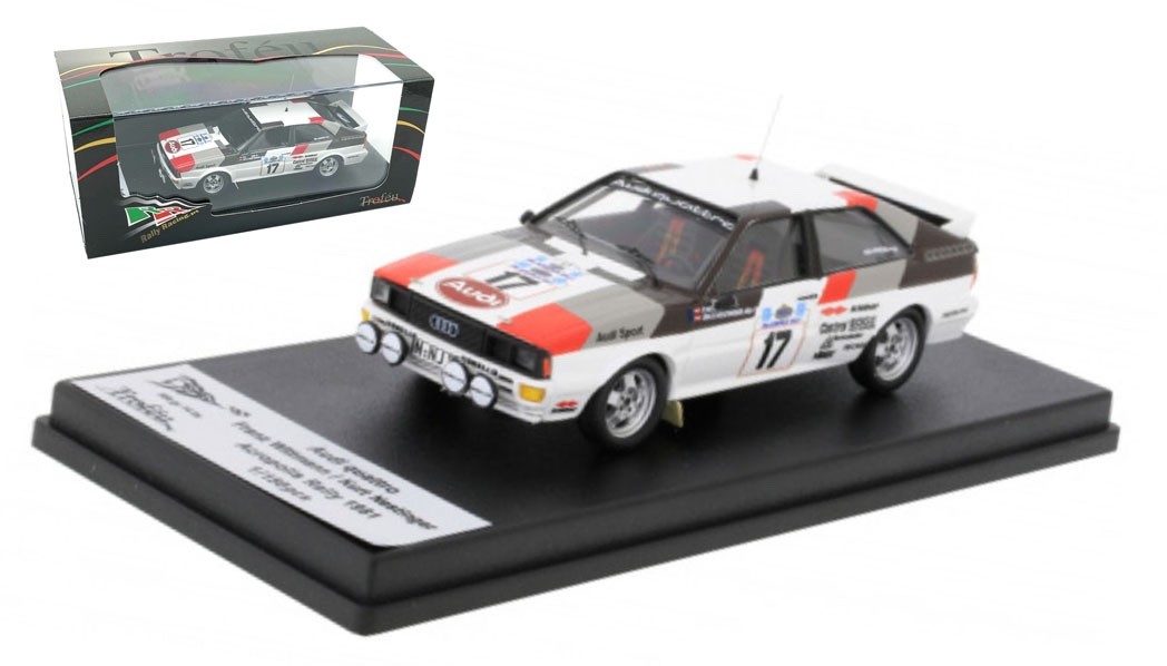 Trofeu RRGR14 Audi Quattro #17 Acropolis Rally 1981 - Franz Wittmann 1/43 Scale