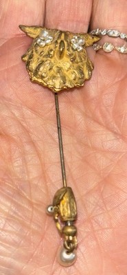 Vintage MIRIAM HASKELL Owl Stickpin