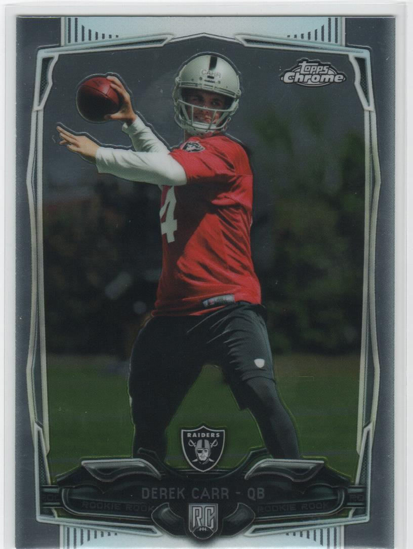 Derek Carr 2014 Topps Chrome #115 Oakland Raiders Rookie RC