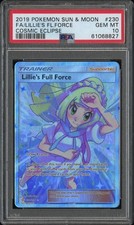 2019 POKEMON SUN & MOON COSMIC ECLIPSE #230 FULL ART/LILLIE'S FULL FORCE PSA 10 on eBay