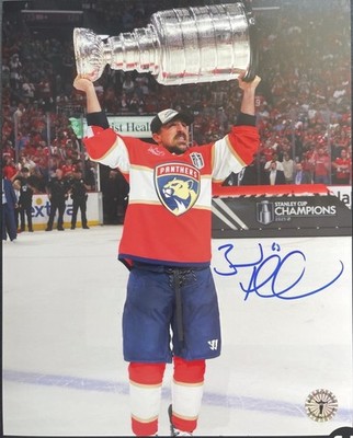 Brad Marchand Florida Panthers Signed 25 Stanley Cup On Ice With