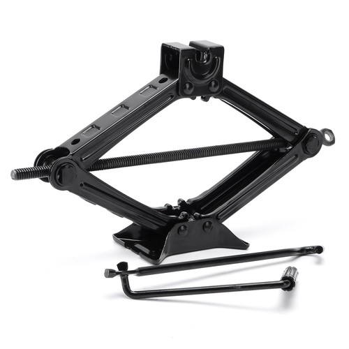 2 Ton Scissor Jack Handle Crank Tool Car Van Garage W/Tire Wheel Lug Wrench Jack - Picture 9 of 13