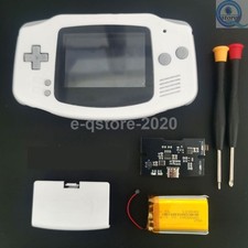GBA IPS 720X480 LCD Panel 1800mAh Battery Cover Modification Kit GameBoy Advance