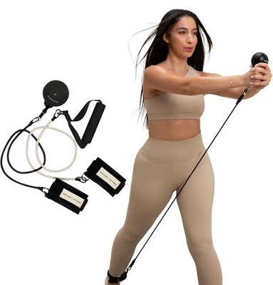 Pvolve P.3 Trainer Resistance Band System Home Gym Ankle Strap Fitness