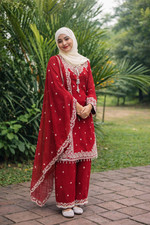SALWAR KAMEEZ INDIAN WEDDING PARTY DRESS BOLLYWOOD SHARARA HIJAB PAKISTANI EID