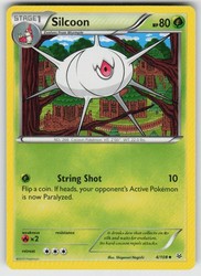 Silcoon 4/108 XY - Roaring Skies Uncommon Pokemon TCG