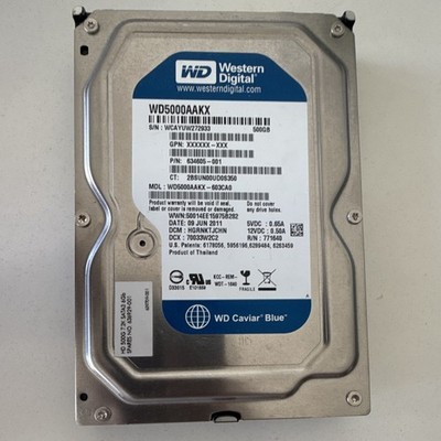 Western Digital WD Caviar Blue WD5000AAKX 500GB 3.5'' SATA 7200RPM 16MB HDD